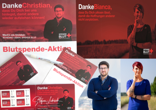 Danke-Kampagne des DRK-Blutspendedienstes NSTOB 